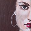 Gina – Original: Acryl auf Leinwand – Kunstdruck: Latex auf Leinwand in Galeriequalität – Detailansicht