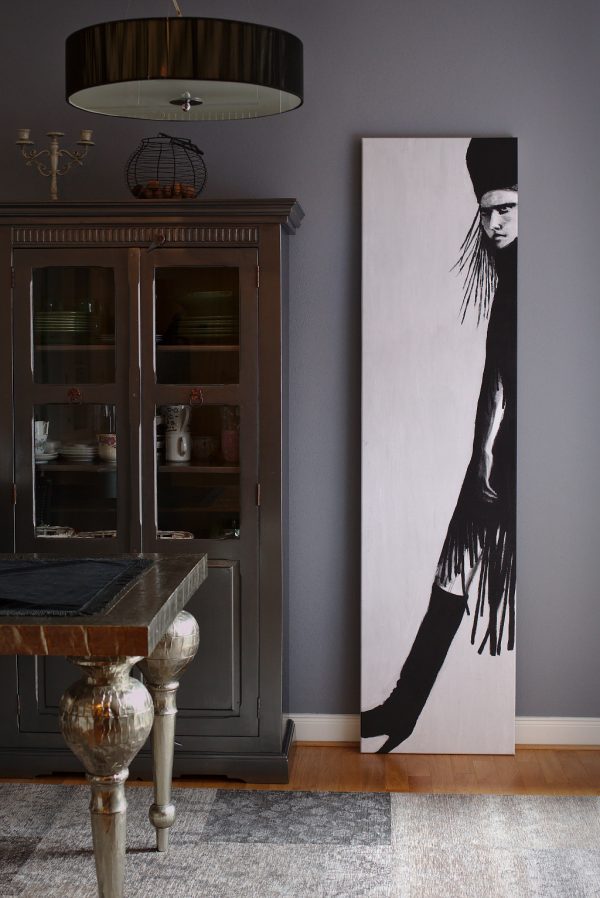 Nikita - Original: Acryl auf Leinwand - Kunstdruck: Latex auf Leinwand in Galeriequalität im Ambiente Nikita - Original: Acryl auf Leinwand - Kunstdruck: Latex auf Leinwand in Galeriequalität im Ambiente